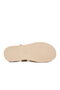 Beige Lightweight Genuine Leather Soft Sole Women's Sandals 12500 Z - 5