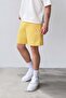 Flaw Embroidered Elastic Waist Shorts