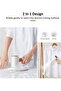 2 In 1 Portable Multi-Function Steam And Flat Iron Intelligent Preheating System 0.5b High Pressure Dual-Duct Heating 110 ml 1000 W HS200 White - 2