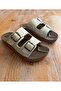 Summer Double Buckle Women's Slippers - 5