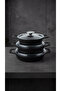 Lisbon - Set of 3 Aluminum Cast Iron Pans with Lids - 3