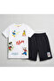 Printed Boy's T-Shirt Shorts Summer Set - 2