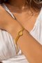 Sequin Single Quarter Framed Bracelet Women's Bijouterie Stylish and Glamorous Jewelry - 3