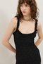Black Lace Midi Dress - 4