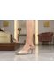 New Season New Model High-Heeled Shoes with Lace Embroidery - 2