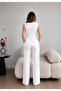Waist-Tied Pleated Vest Trousers Blazer Suit - 4