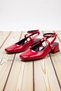 Women's Mary Jane Ankle Strap Square Toe Block Heel Patent Leather Shoes Daily Casual Modern Stylish Elegant