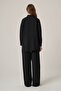Women's Chain Detailed Long Sleeve Shirt Black 31433 - 5
