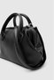 Misto Women's Faux Leather Mini Hand and Shoulder Bag Black - 3