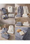 Family Size Maxi Bathrobe Set – Soft Textured Set of 8 - 4