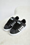 Children's Unisex Black and White Comfortable Fit Breathable Lace-Up Sneaker - 3