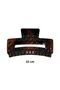 Women's Embossed Textured Latch Buckle Hair Clip Latch Buckle - 2