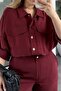 Bordo Women's Bomber Jacket Pants Suit 4S218 - 4