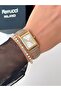ساعة يد نسائية بحزام جلدي وعلبة مستطيلة الشكل مقاومة للماء حتى 3 ATM مع ضمان لمدة عامين - 5