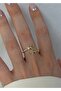 Lyra Stone Front Adjustable Ring - 3