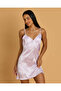 Women Lilac Satin Camisole Mini Dress