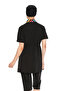 Short Sleeve Sports Lycra Semi-Closed Swimsuit 6285 Black08 - 3