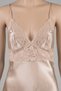 Women's Satin Lace-Detail Stylish Nightgown - 2