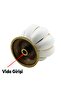 White Antique Yellow Color Porcelain Button Handle Furniture Drawer Cabinet Handle Knobs - 6