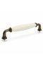 Porcelain Cream Antique Yellow Handle 128 mm 12.8 cm Furniture Drawer Cabinet Cupboard Door Handles Handle - 2