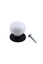 Matte Black White Porcelain Button Furniture Kitchen Drawer Cupboard Cabinet Handle Knob Handles - 4