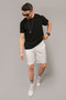Men's 3-Pack Pique Fabric Relaxed Fit Double Leg Pockets Bermuda Shorts - 6