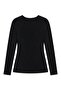 Women's Long Sleeve Thermal Underwear Black - 2