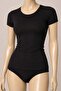 Women's Thermal Underwear Short Sleeve Black