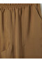 Lcwaikiki classic khaki elastic waist modal blend women's pants - 6