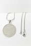 Silver Color Ayetel Kürsi & Hilye-I Şerif Written Italian Chain Stainless Steel Necklace - 8
