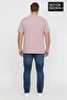Big Size Men's Basic T-Shirt - Cotton Plain T-Shirt 3Xl-6Xl Spr26Bts510 - 4