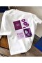 Colorful Lip Mon Cheri Printed Crew Neck T-Shirt