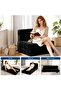 2-in-1 Folding and Convertible Sofa Bed for Living Room – High-Density Foam – Compact and Portable – Includes Cushion – Ideal for Small Spaces – Black - 4