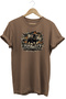 Pig Predator Illustration Hunter Printed Street Fashion T-Shirt