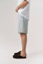 Coast Basic Linen Fabric Button Closure Shorts - 5