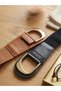 2-Piece Gold Buckle Elastic Women's Belt, Jacket Belt, Shirt Belt, Dress Belt - 3