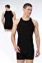 Men's Cotton Halter Neck Sports Lycra Singlet 6-Piece - 1005