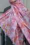 Marble Cotton Shawl-Pink
