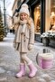 Pink Size 28-29 Luxurious and Stylish Waterproof Girls' Boots