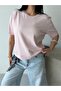 Premium Viscose Crew Neck Comfortable Fit Short Sleeve Flexible Summer Knitwear Blouse - 6
