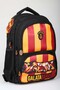 X Dekomus Licensed Special Design Leon Printed Large Size School Bag with Stick and Pen Bell - 4