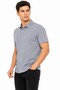 Men's Front Buttoned Collared T-Shirt Regular Fit Bgl-St05562 - 2