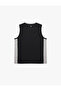 Regular Fit Color Blocked Sleeveless Crew Neck Printed Sports Tank Top - 4