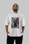 For the Love of Dogs 16 Front Dog Print White Oversize T-Shirt 100% Cotton Unisex Dog Lover Premium Design - 6