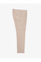 Beige Slim Fit Mono Collar Linen Blend Suit 50324837-Vr011 - 7