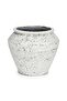 Balsam Cement Terrazo Textured Urn Planter 54x46cm - White - 4