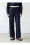 Vizyon New Season Elastic Waist Wide Leg Women's Trousers - 2