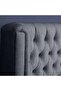 NEPTUNE HEADBOARD CHANEL GREY L-150 : H-125 CM - 4