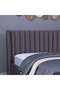 Venus Headboard Velvet Grey L-180 : H-125 Cm
