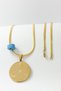 Gold Color Ayetel Kürsi & Üç Kul (Felak-Nas-İhlas) Written Prayer on Italian Chain Stainless Steel Necklace - 6